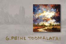 G. Peine Toomalatai show card, Clouds Prepare His Way